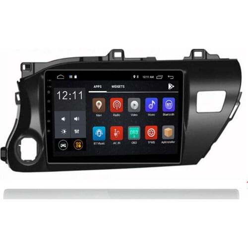 Android9 Big Screen Car DVD Player Autoradio for Toyota Hilux 2016-2019 Car GPS Navigation Stereo Radio Vedio Bluetooth Headunit