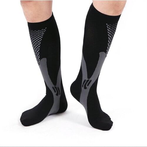 Mens And Womens Riding Football Elastic Stockings Marathon Bicycle Sport Adult Compression Stocking