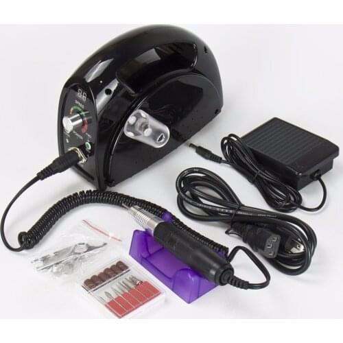 Electric Nail Drill Machine 35000rpm Manicure Machine Pedicure Tools Accessoires Nail Drill Bits File Strong Nail Art Equipment