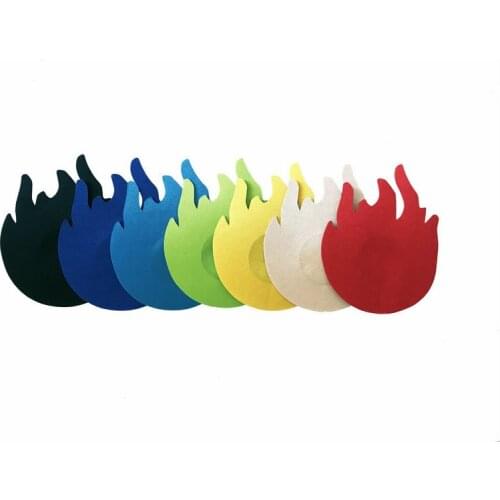 NEW 10 Pairs (20 Pcs) Women Sexy Disposable Self Adhesive Pasties - flame Shape Breast Stickers Nipple Cover Bra Pad Pasties