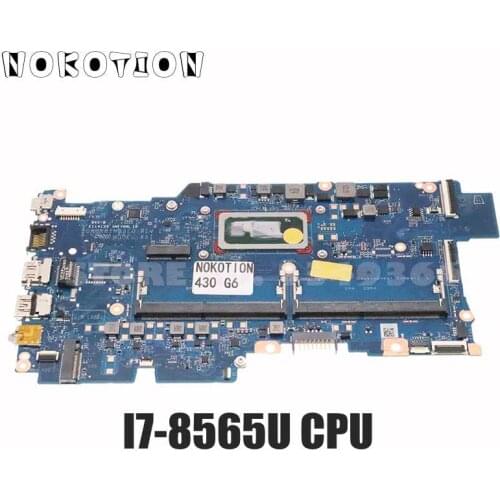 NOKOTION DA0X8IMB8E0 L52203-001 L52203-601 Mainboard For HP ProBook 430 G6 Laptop Motherboard I7-8565U CPU DDR4
