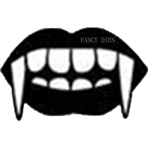 2021 New Halloween decoration fangs Cutting Dies Wooden Dies Suitable for Common Die Cutting Machines on the Market