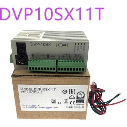 New Original DVP10SX11T PLC SX Series 24VDC 4DI 2DO (Transistor) 2AI/2AO