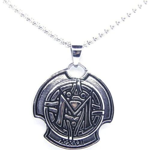 Rany&Roy Newest Polish M Pendant 316L Stainless Steel Jewelry Biker Band Party Cool Pendant