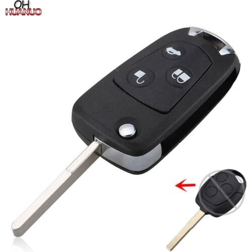 SALE ! 3 Buttons Remote Folding Flip Key Shell Case Fob For Ford Focus HU101 Blade