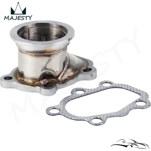 63mm 2.5" V-band Clamp Flange Turbo Down Pipe Adapter For T25 T28 GT25 GT28