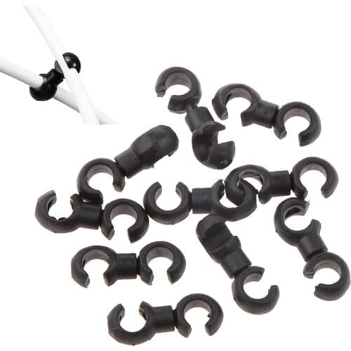 10 Pieces House Hose Guide Cycle Bike Mtb Brake Gear Cable Style Clip