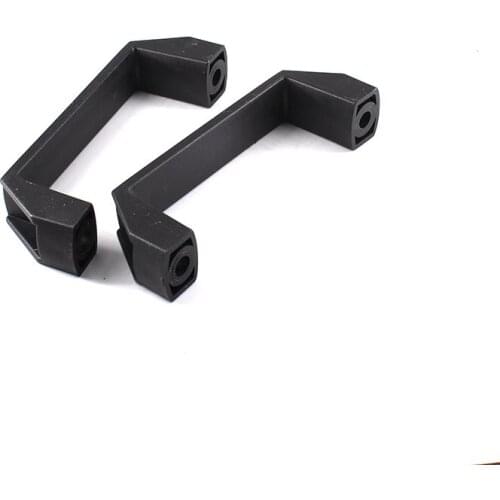 2pcs Cabinet Handle Knob Nylon Plastic Machinery Handle Lever Black 90/115/120/150/180mm Hole Pitch Industrial Equipment Handle