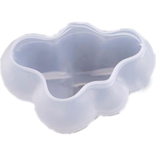 3 Lovely 3D Three Dimensional Aromaholic Candle Mirror Large And Small Cloud Silica Transparent Mold