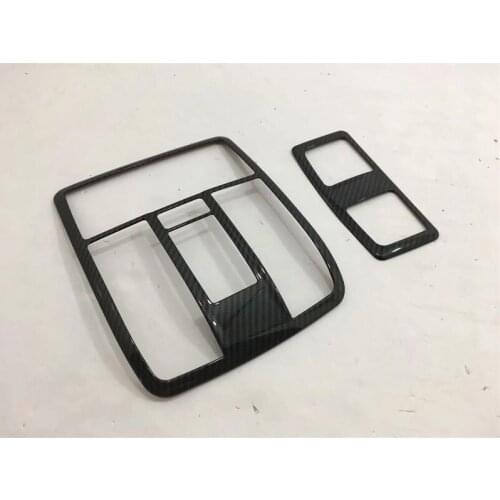 ABS Carbon Fibre Car Styling Accessories Front and Rear Reading Light Cover Read lamp Trim For Mazda CX-5 CX5 CX 5 2017 2018