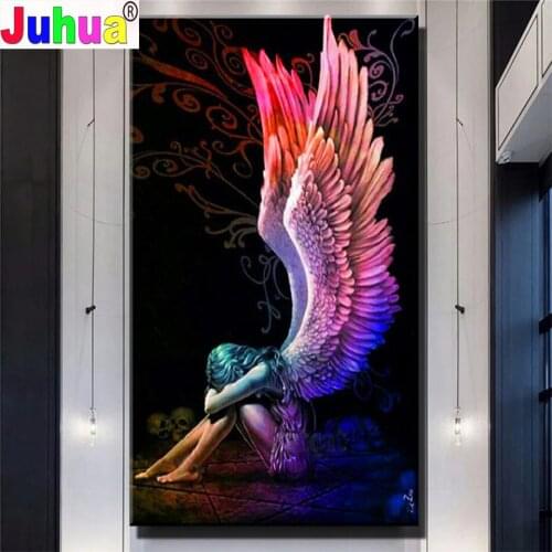 50x100cm Diamond Painting Color Angel full square round drill diamond embroidey cross stitch diamond picture mosaic stones decor