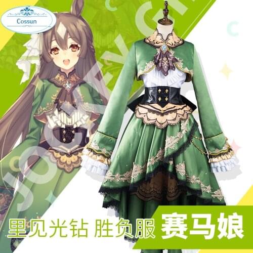 Anime Umamusume: Pretty Derby Season 2 Satono Diamond Lolita Dress SJ Uniform Cosplay Costume Halloween Women 2021