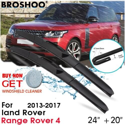 Car Wiper Blade Front Window Windscreen Windshield Wiper Blades Auto Accessories For Land Rover Range Rover 4 24"+20" 2013-2017