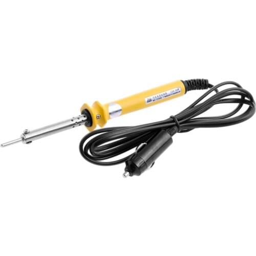 DC 12V 30W Electric Soldering Iron + Lighter Socket Auto Car Solder Repair Tool