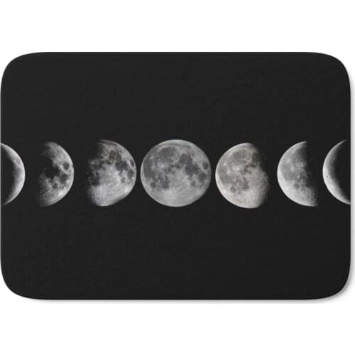 Phases Of The Moon Bath Floor Home Welcome Mat Kitchen Indoor Outdoor Front Entrance Rug