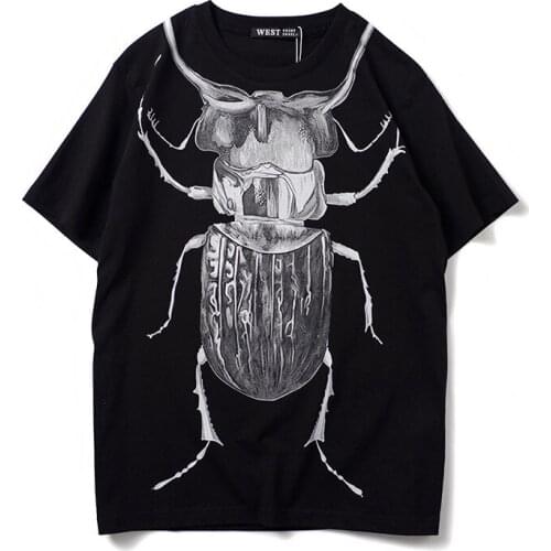 2019 New Arrival Hot Cotton Men Coat Teenagers To Popular Logo Summer Personality O-neck Novelty Print Short T Shirt Hip Hop