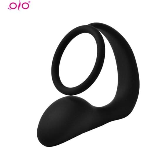 OLO Man Silicone Penis Rings Lock Ejaculation Cock Ring Delay Ejaculation Sex Toys Adult Couples Sexshop Chastity locks