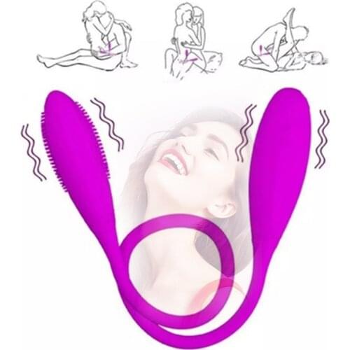 Rechargeable Vibrator 7 Speeds Double Head Jump Egg Bullet Dildo Vibrator Anal Butt Plug Adult Sex Toy For Couple Men Women Gay
