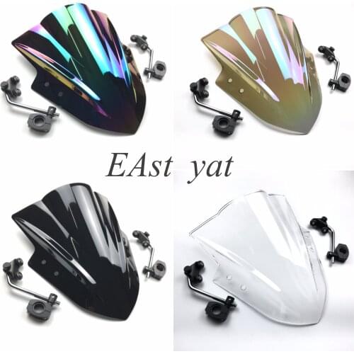 WindScreen Windshield Motorcycle Adjustable Bracket For Yamaha MT-01 MT07 MT09 MT125 FZ1 FZ6 FZ8 XJ6