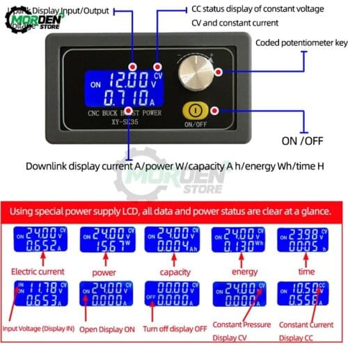 SK35 5V 12V 24V DC-DC Adjustable DC Regulate Power Supply Boost Buck Module Constant Voltage Constant Current For Solar Battery