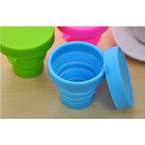 Folding telescopic silicone Tumbler portable Travel wash cup outdoor