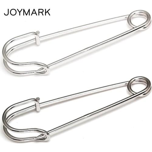 Sterling Silver Brooch Pin DIY Jewelry Accessories 925 Silver Safety Pin 2pcs/lot SBP-1.1x43mm