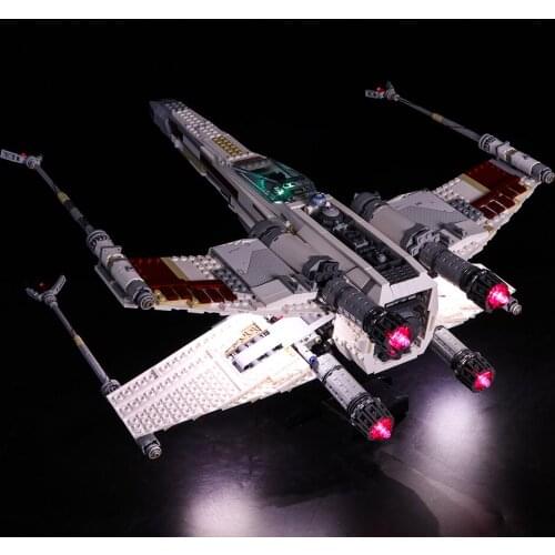 The Led Light Compatible For 10240 Red Five X-wing Starfighter Wars fighter Building Blocks Bricks Toys (only light+Battery box)