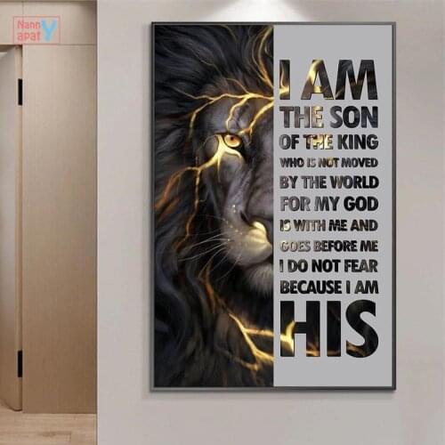Inspirational Lions Canvas Painting Animal Wall Art Motivational Posters And Prints Wall Picture For Living Room Home Decoration