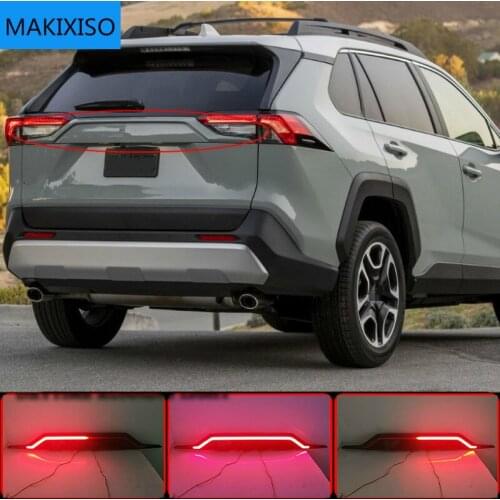Rear Bumper Trunk Tail Light For Toyota RAV4 RAV 4 2019 2020 Car LED Rear Fog Lamp Brake Light Dynamic Turn Signal Reflector