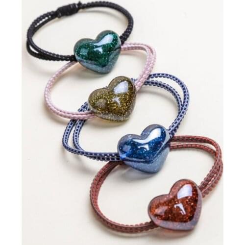 1PCS New Cute Simple Starry Sky Love Princess Headwear Kids Elastic Hair Bands Children Ropes Girls Accessories Baby Headdress