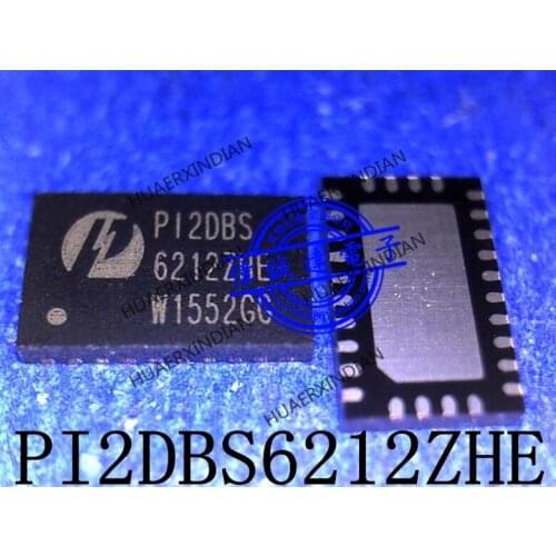 1Pieces New Original PI2DBS6212ZHE P12DBS 6212ZHE TQFN28 In Stock Real Picture