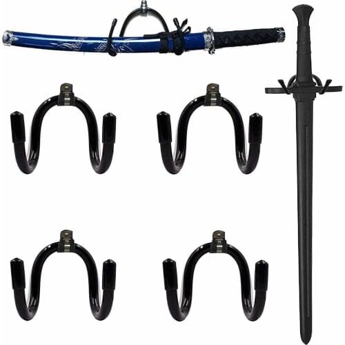 4 Katana Samurai Sword Wakizashi Tanto Holder Stand Vertical/Horizontal Display