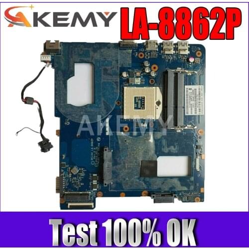 AKemy FOR Samsung NP-350V5C 350V5X Laptop Motherboard QCLA4 LA-8862P HM76 DDR3 Motherboard 100% Tested Fast Ship