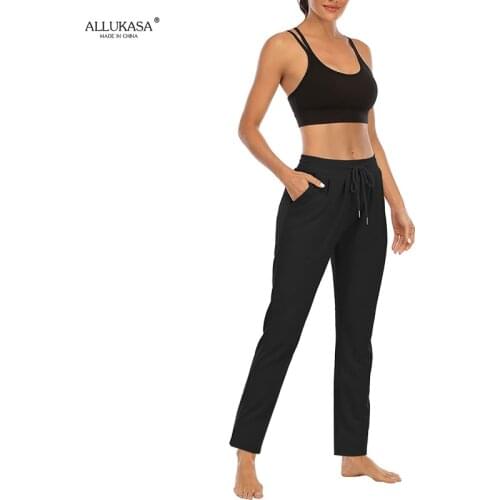 Женские укороченные брюки Allukasa China At AliExpress