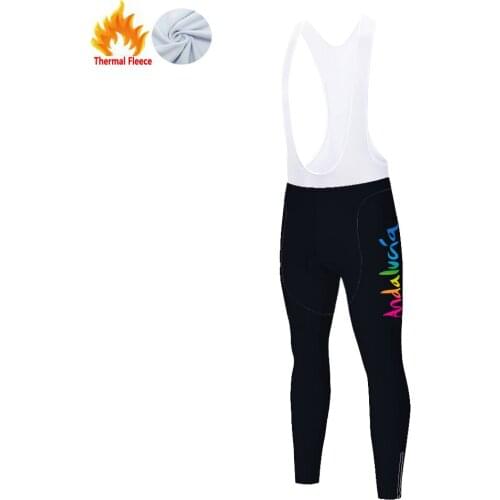 Andalucia Winter Thermal Fleece Pantalones Calzas Invierno Pantalón Pantalon Ciclismo Hombre Fahrrad Hose Herren Cycling Pants