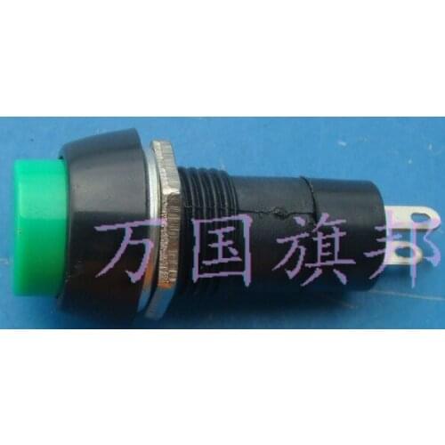 Free Delivery. Push button switch Button switch PBS - 11 - a lock mounting holes 12 mm green button