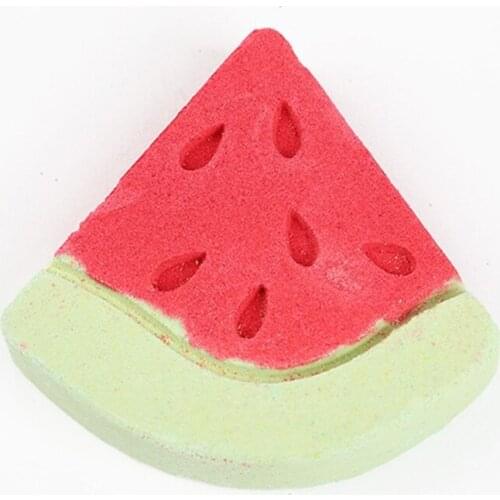 Watermelon Bubble Bath Bomb Natural Fizzy for Women Moisturizes Dry Sensitive Skin. Releases Color, Scent, and Bubbles