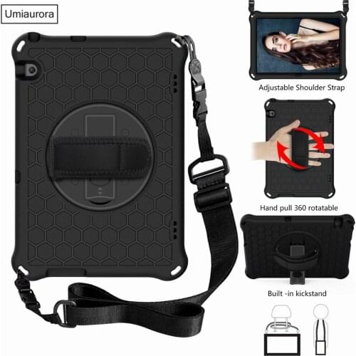 Case For Huawei MediaPad M6 8.4 M5 Lite 8.0 T3 9.6 T5 10 10.1 Tablet Cover for Huawei MATEPAD T8 8.0 Kobe2-L09/L03/W09 + Strap