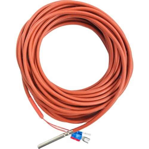 5*45*8000mm 8 meters PT1000 Temperature Sensor 3 Wire with Silicone Gel Coated -50-180 centigrade