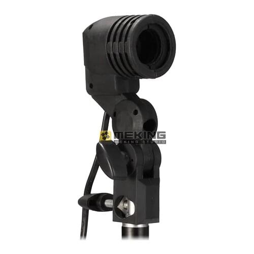 Meking Single Head Bulb Holder E27 Socket Flash Umbrella Bracket Photo Lighting Bulb Holder For Photography Studio Accessories