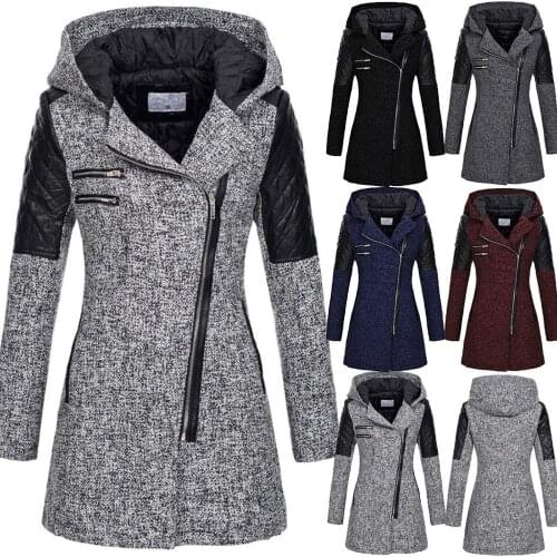 Women Winter Warm Jacket Hiking Trekking Jackets Casual Winter Outwear Fleece Jacket Overcoat Hooded Zipper Coat Softshell