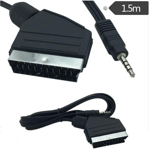 Scart Cable male to DC 3.5mm male Stereo 1.5m