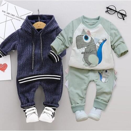 Baby Boys Clothing Sets Autumn Infant Cotton Sports Suits Zipper Jackets Long sleeve top Pants 3PCS Newborn Boy Tracksuit winter