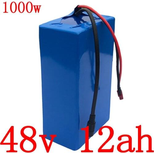 48V battery 48v 12ah electric bike battery 48v 12ah lithium ion battery for 48V 500W 750W 1000W ebike motor with 2A charger
