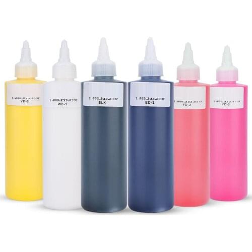 240ml Tattoo Ink Set Body Paint Pigment Semi-Pernament Makeup Monochrome Inks Eyeliner Lip Body Arts Paints Tattoo Art Beauty