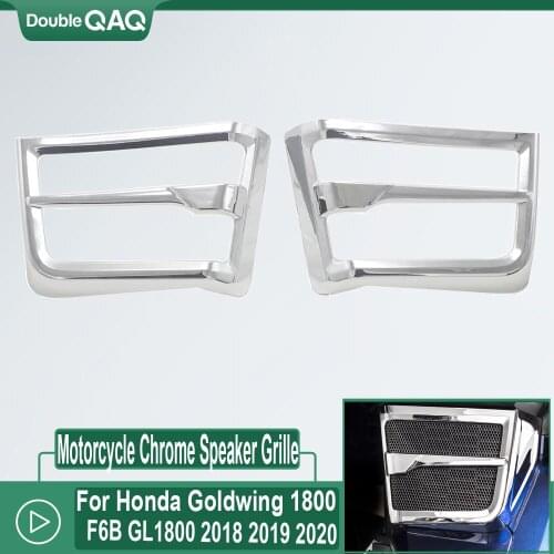New Motorcycle Chrome Speaker Grille For Honda Goldwing 1800 F6B GL1800 2018 2019 2020