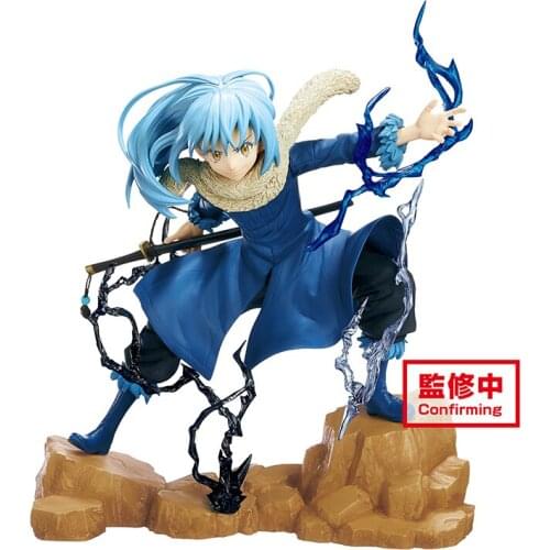 Regarding My Rebirth and Becoming A Slime Anime Figure Rimuru Tempest Combat 18Cm Hand-Made Model Decoration Toy Collectibles