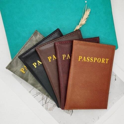 Travel Passport Cover Women Men Pu Leather Cute Pink Holder Passport Lovely Girl Passport Case Travel Covers for passports