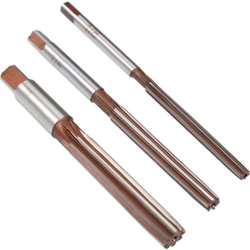 Uxcell 1/4" Hand Reamer HSS H7 6 Straight Flutes Milling Cutter Tool