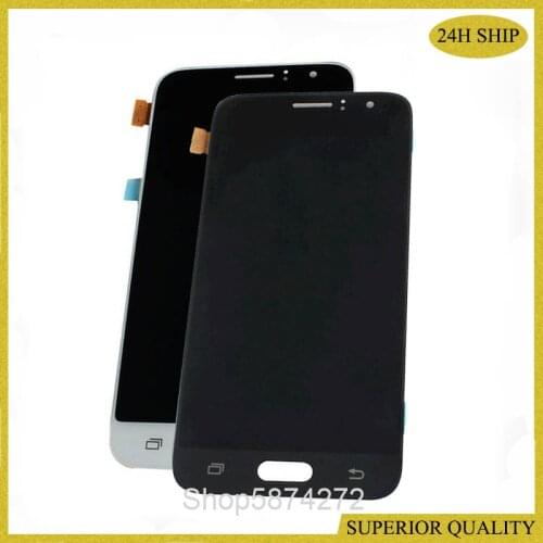 Can Adjust Brightness J120 LCD For Samsung Galaxy J1 2016 J120F J120H J120M LCD Display and Touch Screen Digitizer Assembly